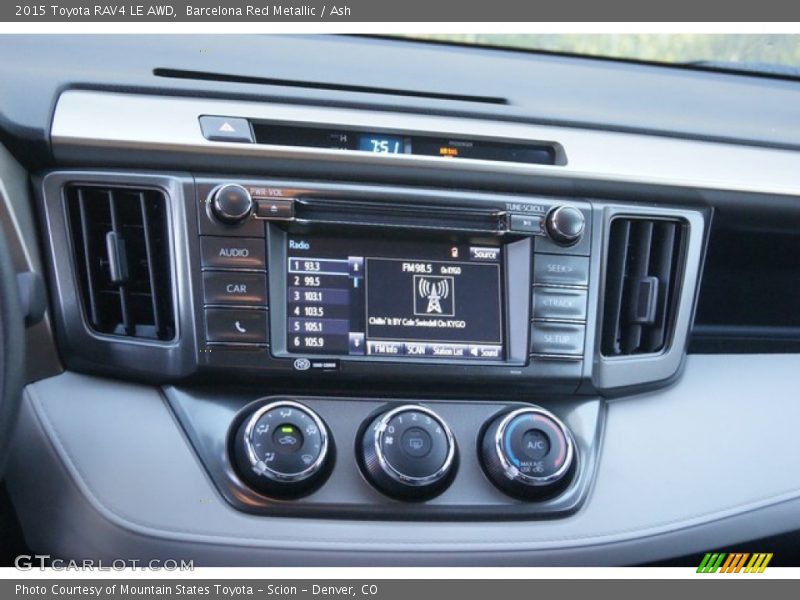 Barcelona Red Metallic / Ash 2015 Toyota RAV4 LE AWD