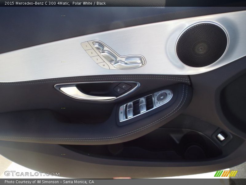 Polar White / Black 2015 Mercedes-Benz C 300 4Matic