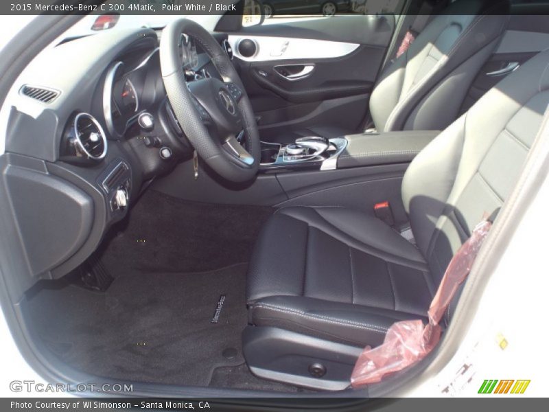 Polar White / Black 2015 Mercedes-Benz C 300 4Matic