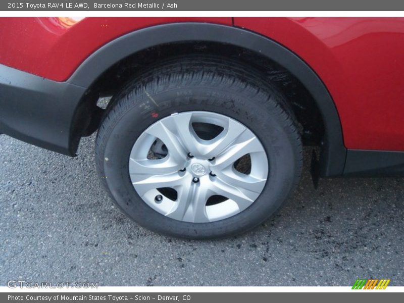 Barcelona Red Metallic / Ash 2015 Toyota RAV4 LE AWD