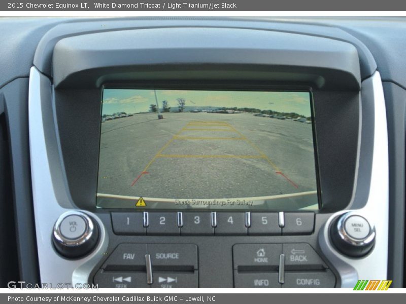 White Diamond Tricoat / Light Titanium/Jet Black 2015 Chevrolet Equinox LT
