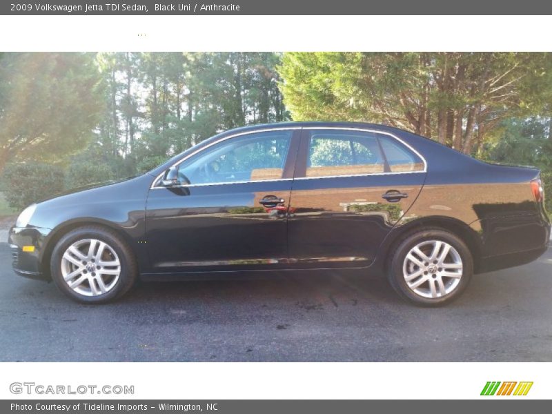 Black Uni / Anthracite 2009 Volkswagen Jetta TDI Sedan