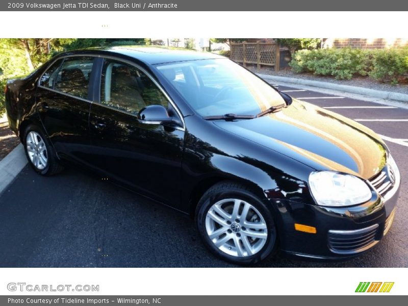 Black Uni / Anthracite 2009 Volkswagen Jetta TDI Sedan