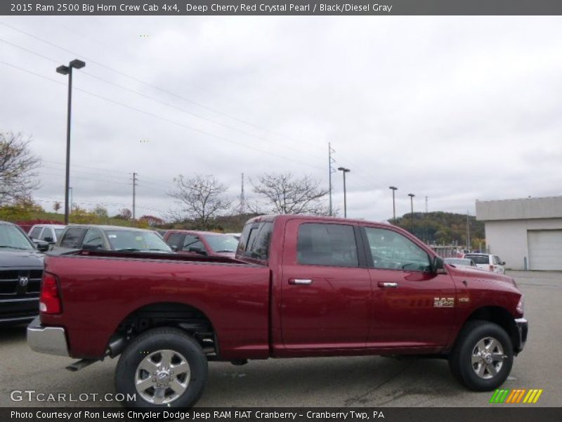 Deep Cherry Red Crystal Pearl / Black/Diesel Gray 2015 Ram 2500 Big Horn Crew Cab 4x4