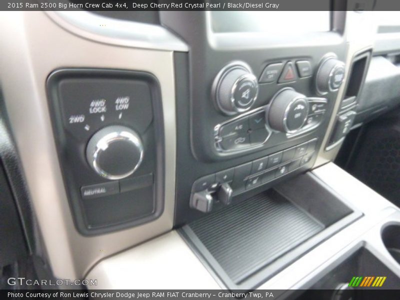 Deep Cherry Red Crystal Pearl / Black/Diesel Gray 2015 Ram 2500 Big Horn Crew Cab 4x4