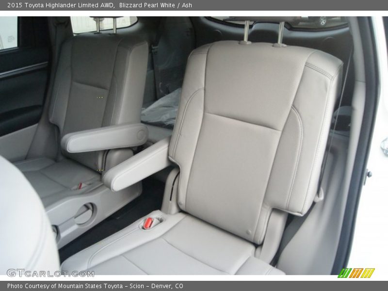 Blizzard Pearl White / Ash 2015 Toyota Highlander Limited AWD