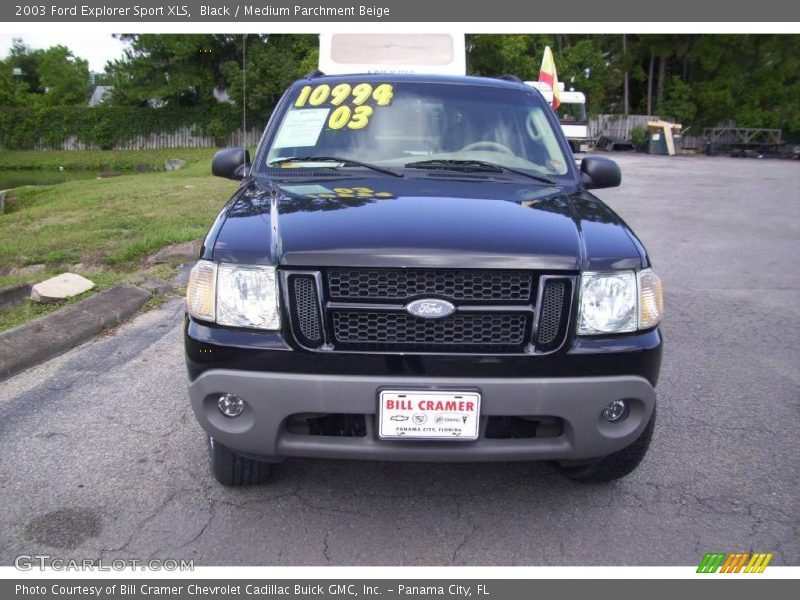 Black / Medium Parchment Beige 2003 Ford Explorer Sport XLS