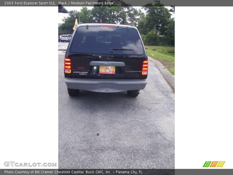 Black / Medium Parchment Beige 2003 Ford Explorer Sport XLS