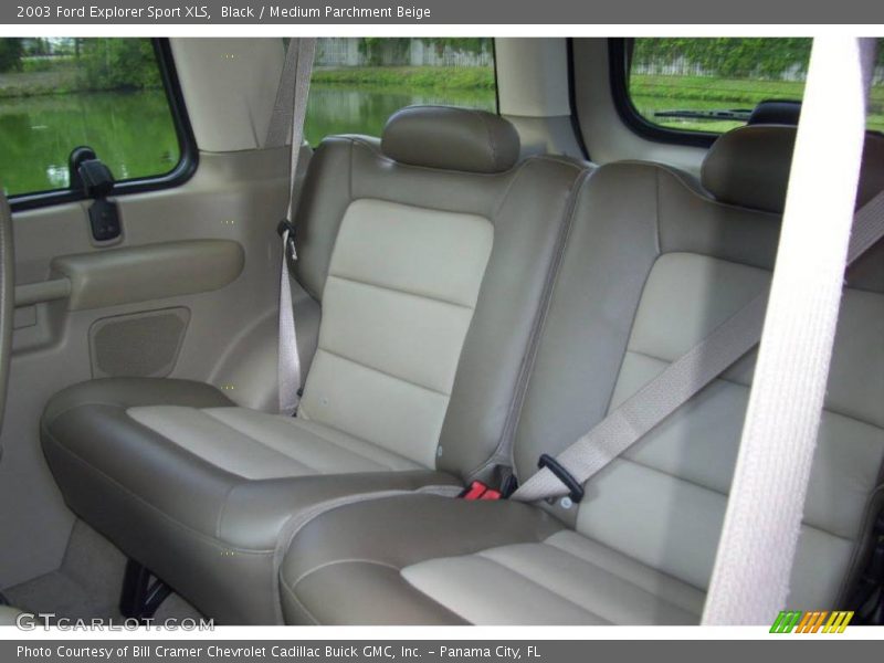 Black / Medium Parchment Beige 2003 Ford Explorer Sport XLS
