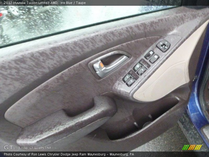 Iris Blue / Taupe 2012 Hyundai Tucson Limited AWD