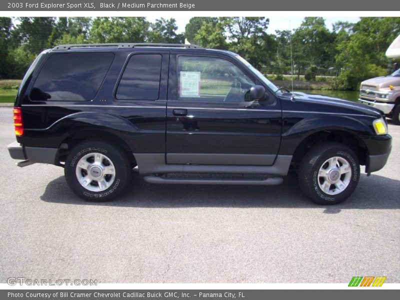 Black / Medium Parchment Beige 2003 Ford Explorer Sport XLS