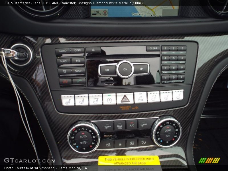 Controls of 2015 SL 63 AMG Roadster