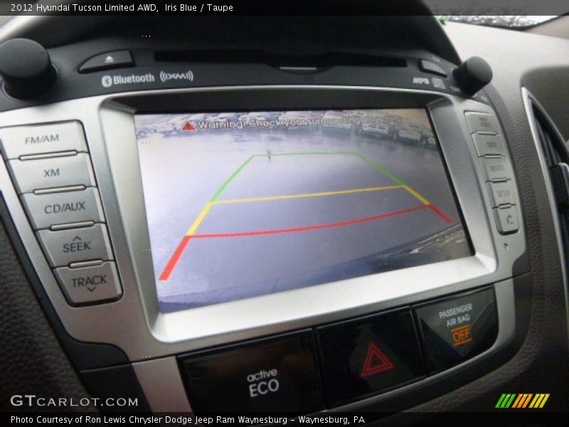Iris Blue / Taupe 2012 Hyundai Tucson Limited AWD