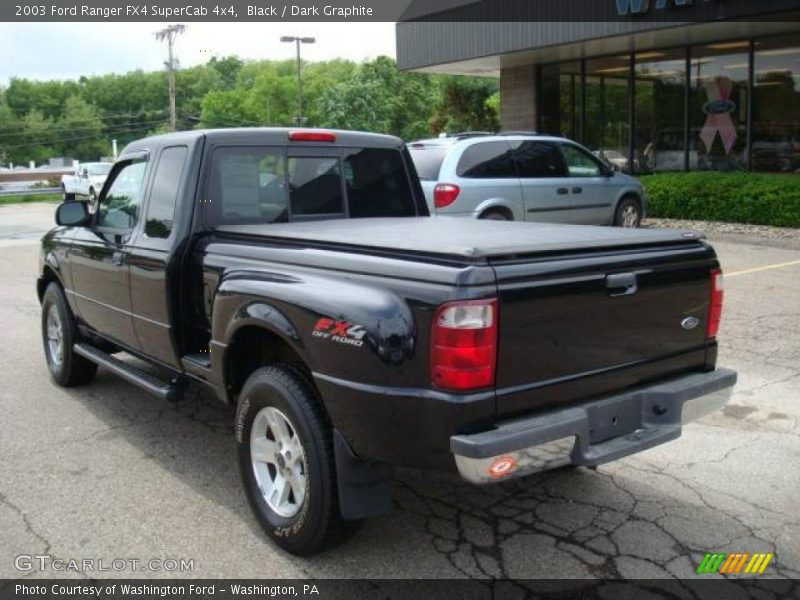 Black / Dark Graphite 2003 Ford Ranger FX4 SuperCab 4x4