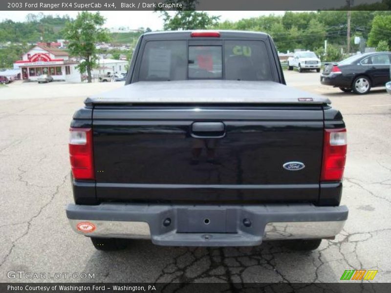 Black / Dark Graphite 2003 Ford Ranger FX4 SuperCab 4x4