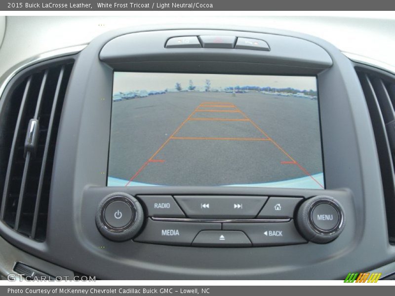 White Frost Tricoat / Light Neutral/Cocoa 2015 Buick LaCrosse Leather