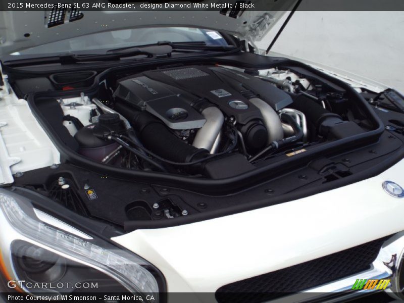  2015 SL 63 AMG Roadster Engine - 5.5 Liter AMG biturbo DOHC 32-Valve V8