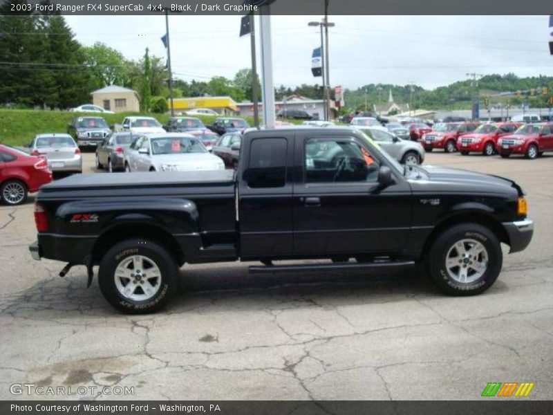 Black / Dark Graphite 2003 Ford Ranger FX4 SuperCab 4x4