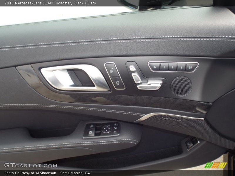 Black / Black 2015 Mercedes-Benz SL 400 Roadster