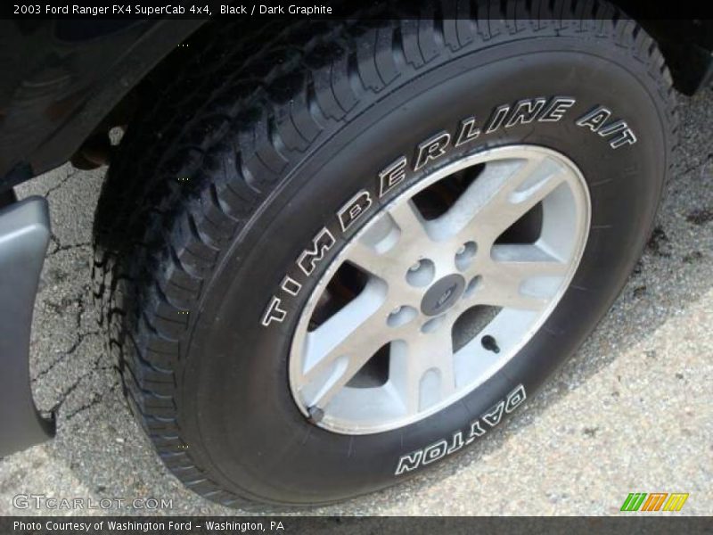 Black / Dark Graphite 2003 Ford Ranger FX4 SuperCab 4x4