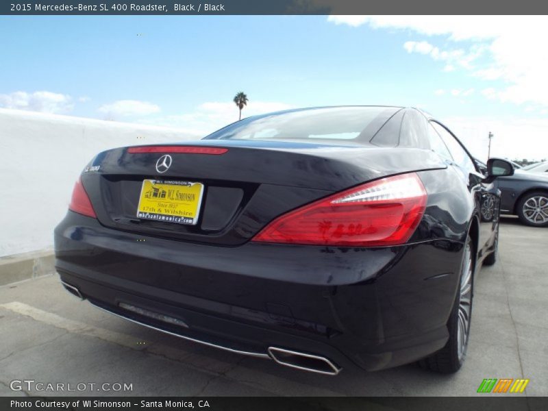 Black / Black 2015 Mercedes-Benz SL 400 Roadster