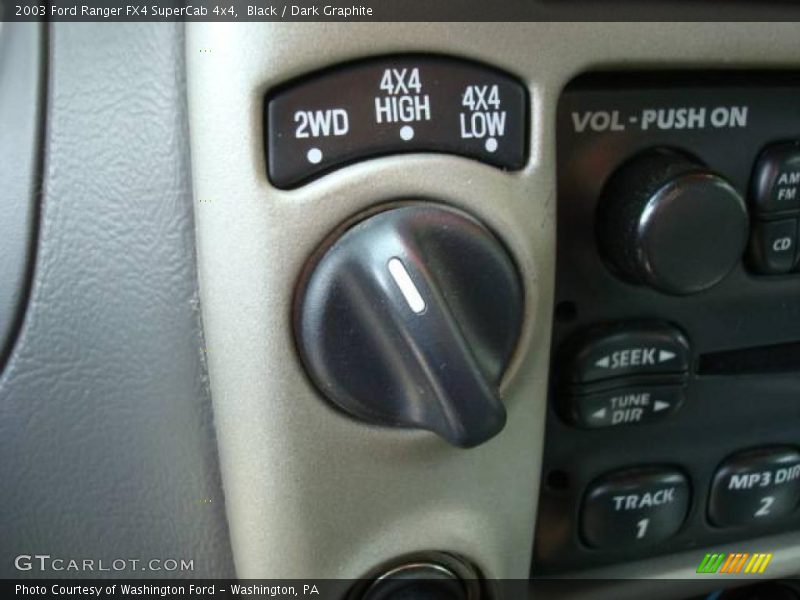 Black / Dark Graphite 2003 Ford Ranger FX4 SuperCab 4x4