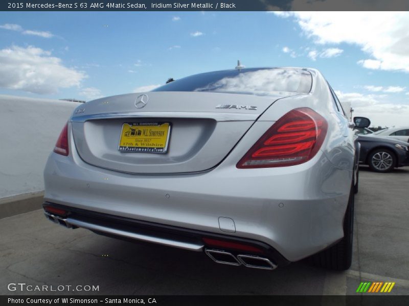 Iridium Silver Metallic / Black 2015 Mercedes-Benz S 63 AMG 4Matic Sedan