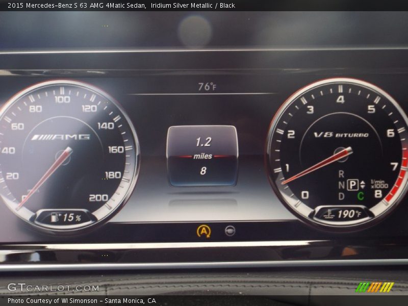  2015 S 63 AMG 4Matic Sedan 63 AMG 4Matic Sedan Gauges