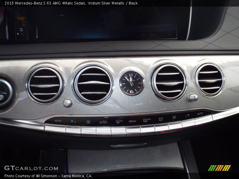 Controls of 2015 S 63 AMG 4Matic Sedan