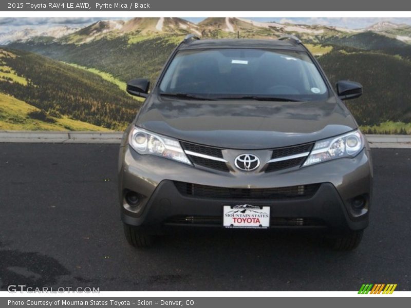 Pyrite Mica / Black 2015 Toyota RAV4 LE AWD
