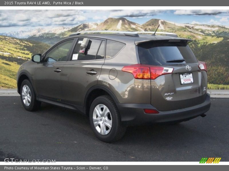 Pyrite Mica / Black 2015 Toyota RAV4 LE AWD