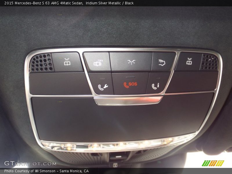 Controls of 2015 S 63 AMG 4Matic Sedan