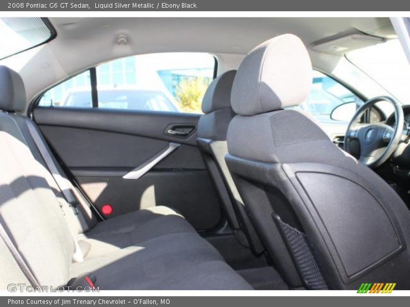 Liquid Silver Metallic / Ebony Black 2008 Pontiac G6 GT Sedan