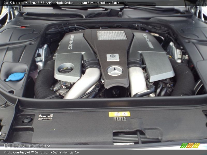  2015 S 63 AMG 4Matic Sedan Engine - 5.5 Liter AMG biturbo DOHC 32-Valve VVT V8