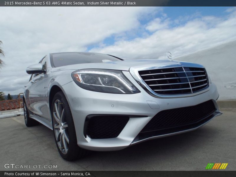 Iridium Silver Metallic / Black 2015 Mercedes-Benz S 63 AMG 4Matic Sedan
