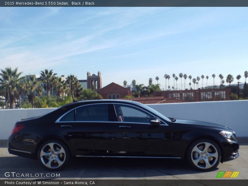 Black / Black 2015 Mercedes-Benz S 550 Sedan