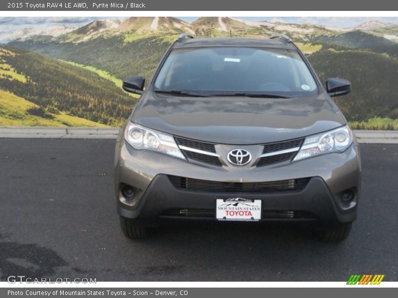 Pyrite Mica / Black 2015 Toyota RAV4 LE AWD