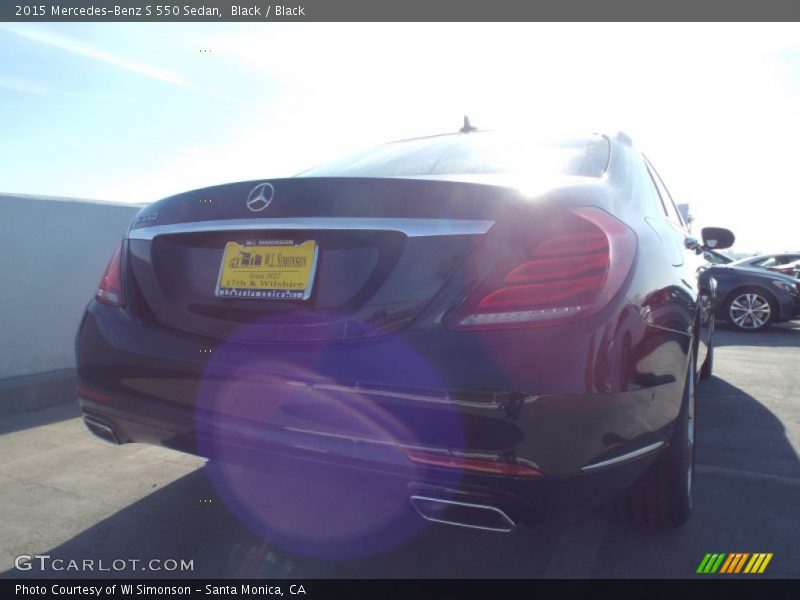 Black / Black 2015 Mercedes-Benz S 550 Sedan