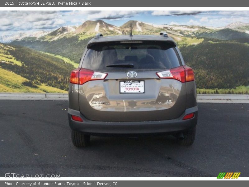 Pyrite Mica / Black 2015 Toyota RAV4 LE AWD