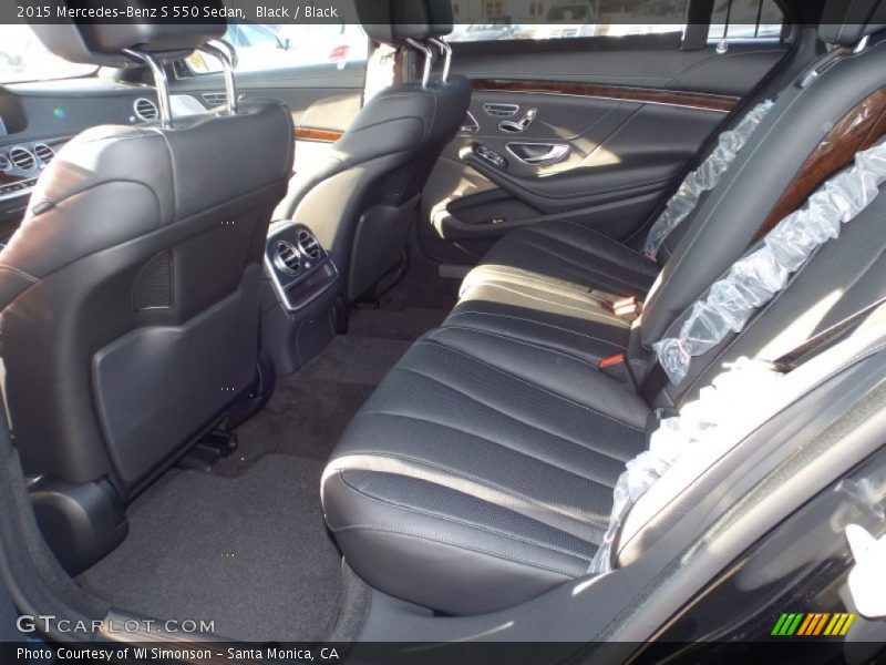 Black / Black 2015 Mercedes-Benz S 550 Sedan