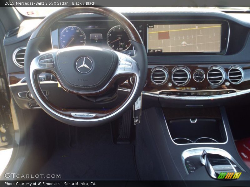 Black / Black 2015 Mercedes-Benz S 550 Sedan