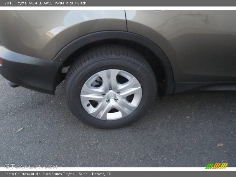Pyrite Mica / Black 2015 Toyota RAV4 LE AWD