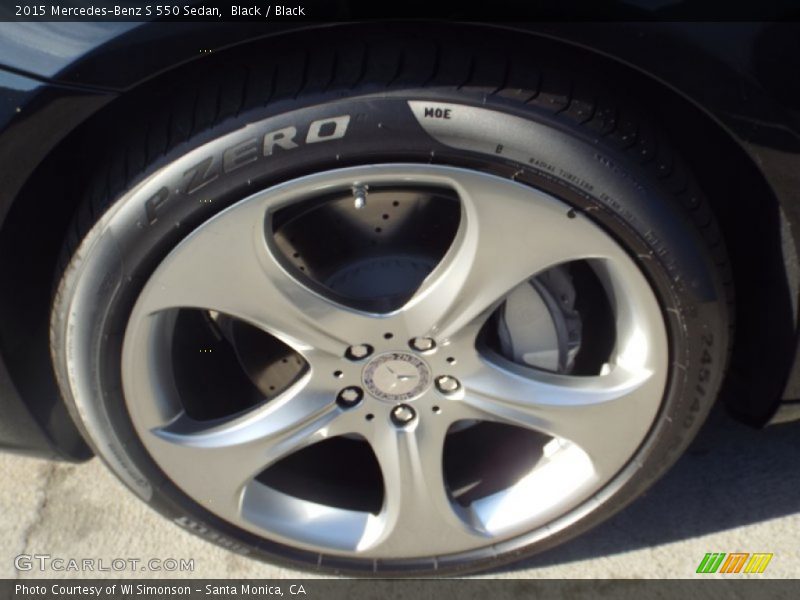 Black / Black 2015 Mercedes-Benz S 550 Sedan