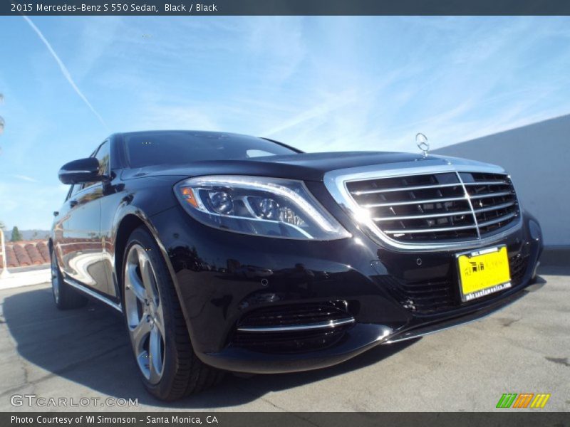 Black / Black 2015 Mercedes-Benz S 550 Sedan