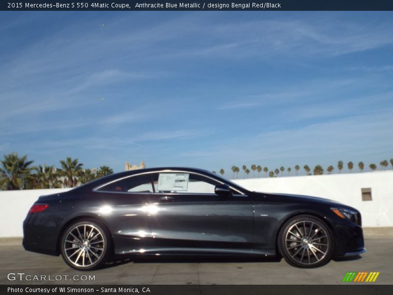  2015 S 550 4Matic Coupe Anthracite Blue Metallic