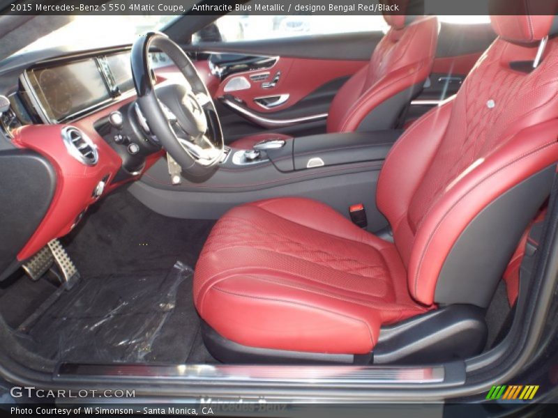 Front Seat of 2015 S 550 4Matic Coupe
