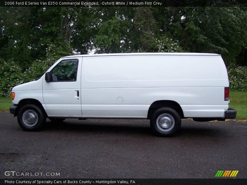 Oxford White / Medium Flint Grey 2006 Ford E Series Van E350 Commercial Extended