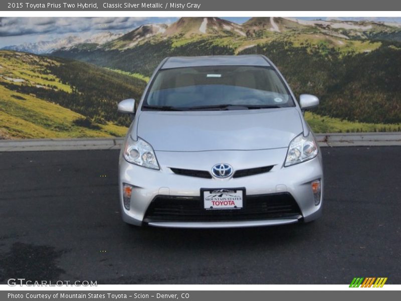 Classic Silver Metallic / Misty Gray 2015 Toyota Prius Two Hybrid