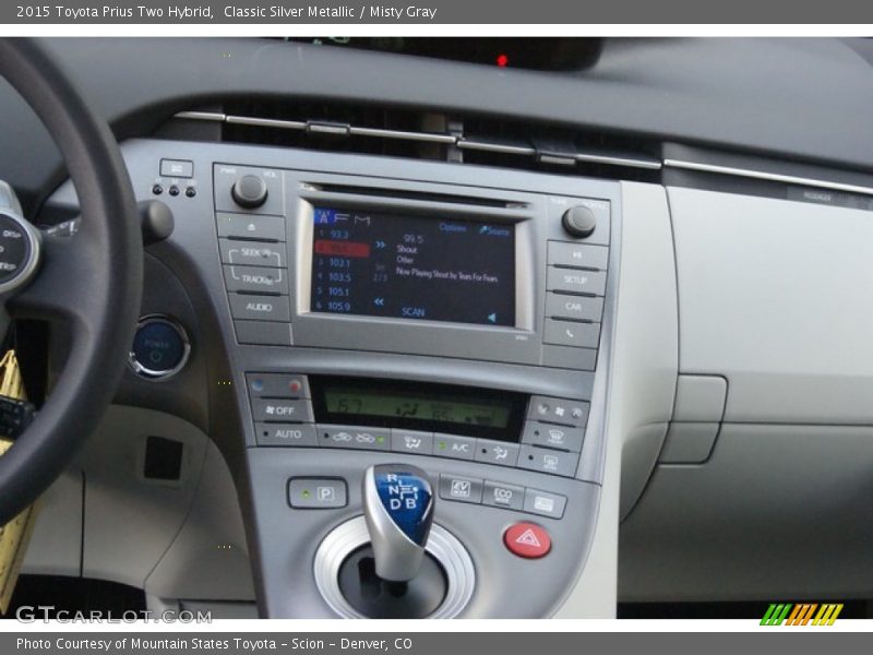 Controls of 2015 Prius Two Hybrid