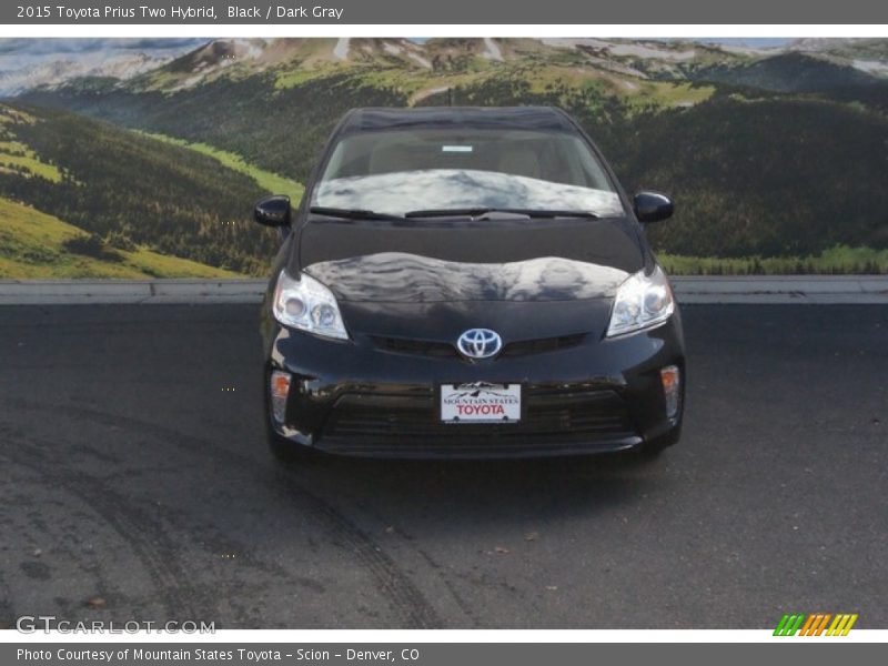 Black / Dark Gray 2015 Toyota Prius Two Hybrid
